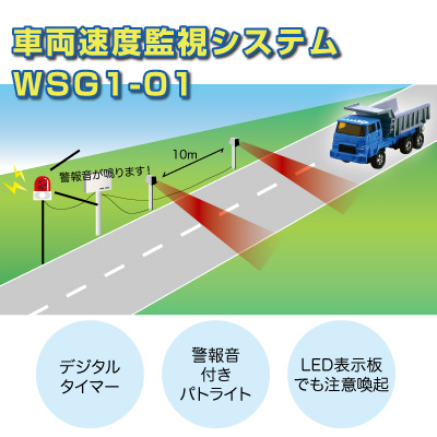 車両速度監視システム WSG1-01