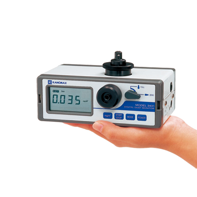 光散乱式デジタル粉塵計 MODEL3431（日本カノマックス）：粉塵計：大気環境測定器