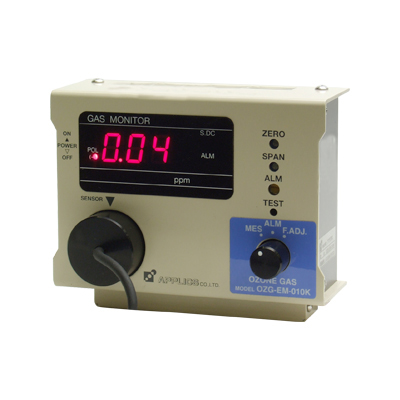 定電位電解法拡散式オゾンガスモニタ OZG-EM-010K（アプリクス）：オゾン濃度計：大気環境測定器